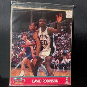 DAVID ROBINSON SAN ANTONIO SPURS NBA HOOPS ACTION Glossy Photo Card 8x 10 SEALED